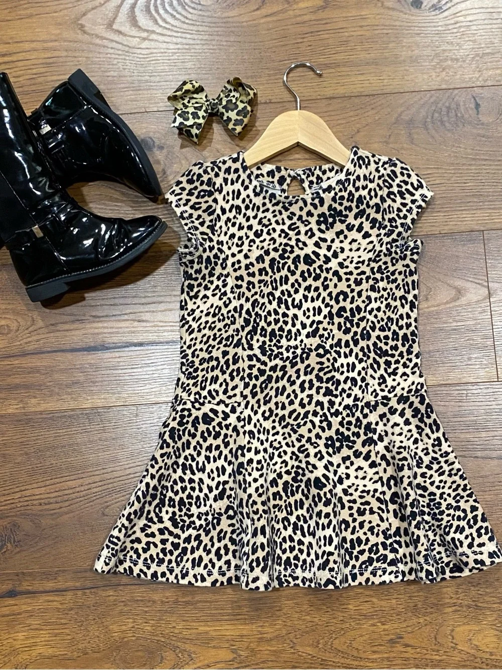 Gymboree Girls' ‘Catastic’ Leopard Print Dress Size 5